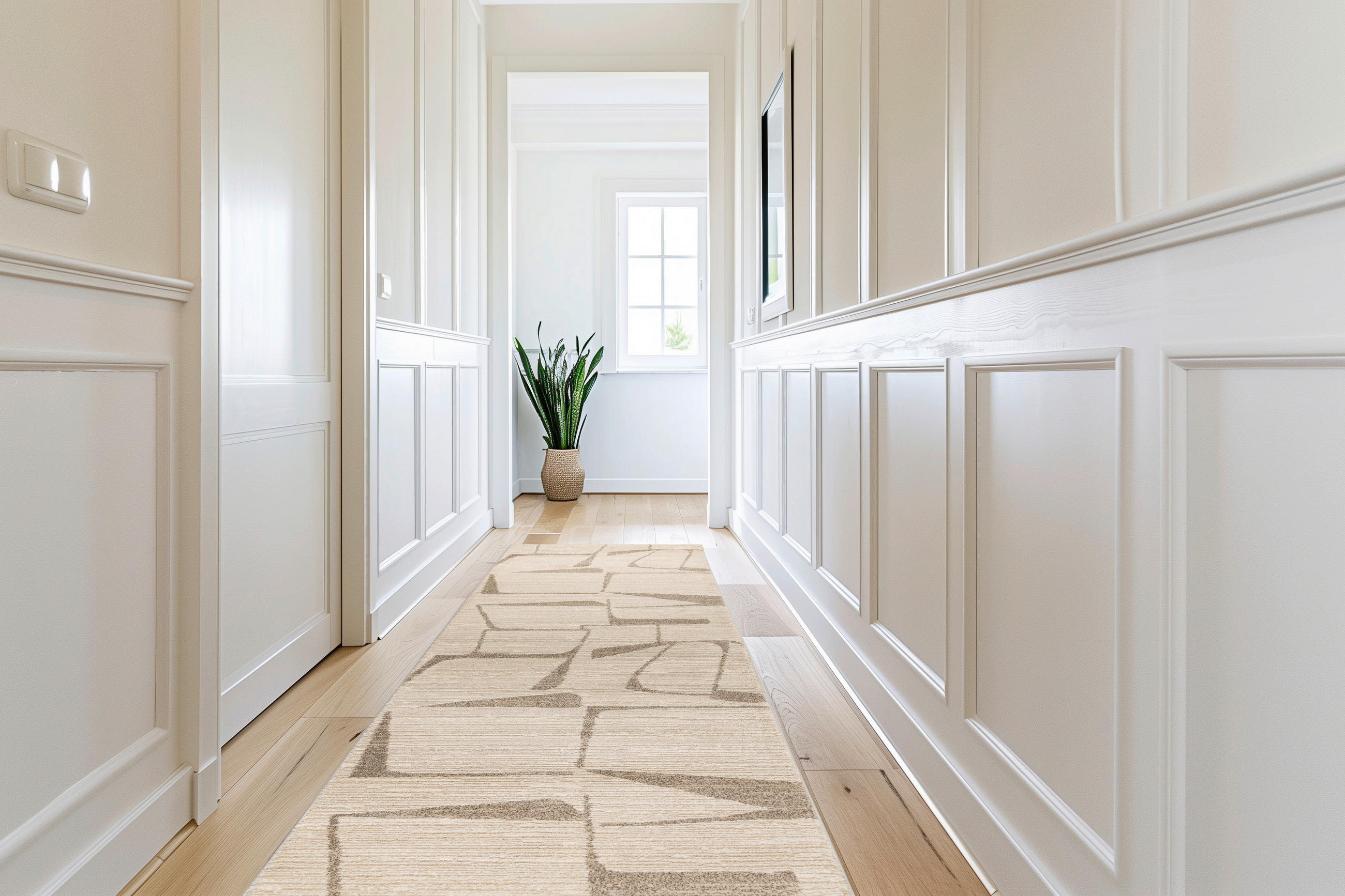 FLACHWEBETEPPICH 80/300 cm My Parma Creme  - Creme, Design, Textil (80/300cm) - Obsession