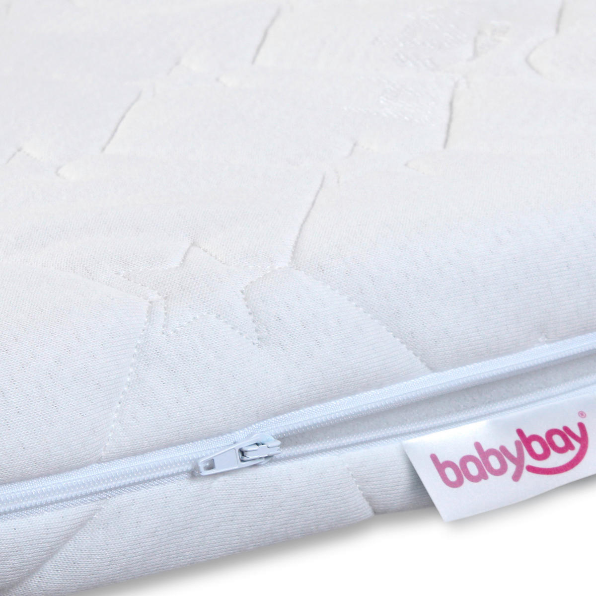KINDERMATRATZE BABYBAY  140/70 cm    - Weiß, Basics, Textil (140/70cm) - Babybay