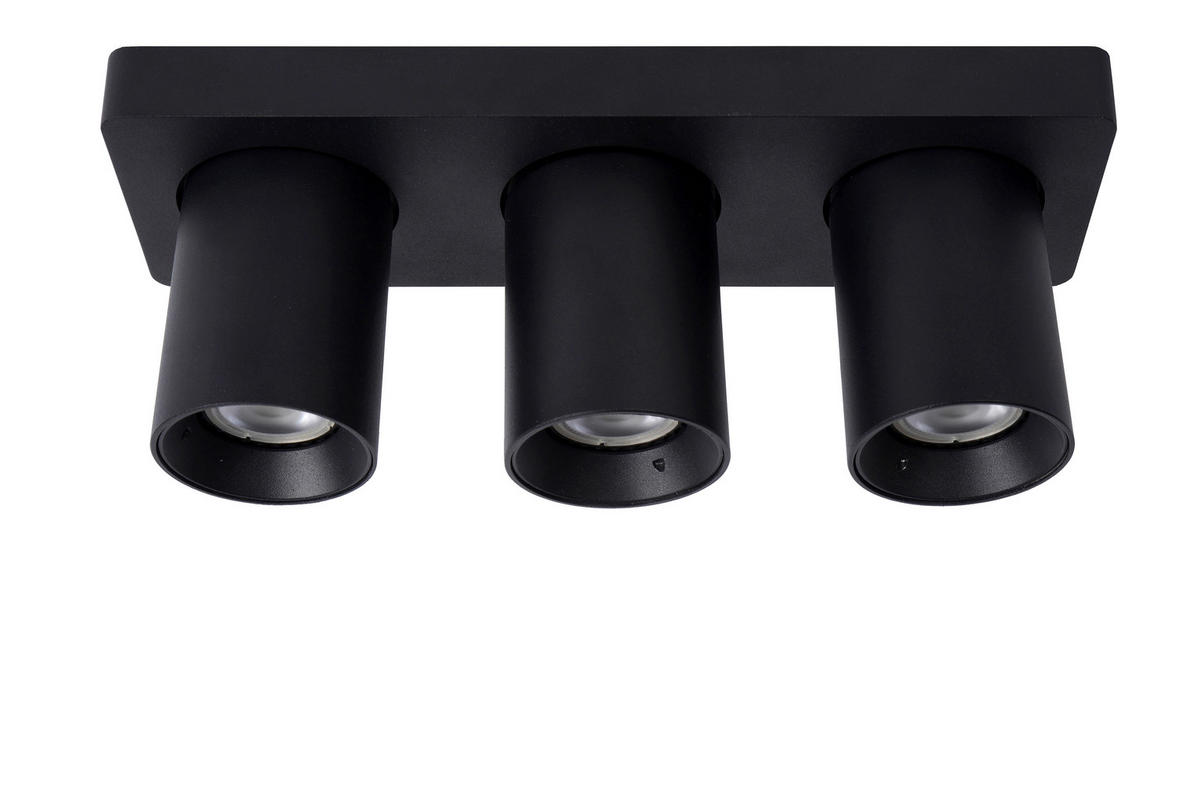 LED-STRAHLER - Schwarz, Konventionell, Metall (30/10/11.5cm) - Lucide