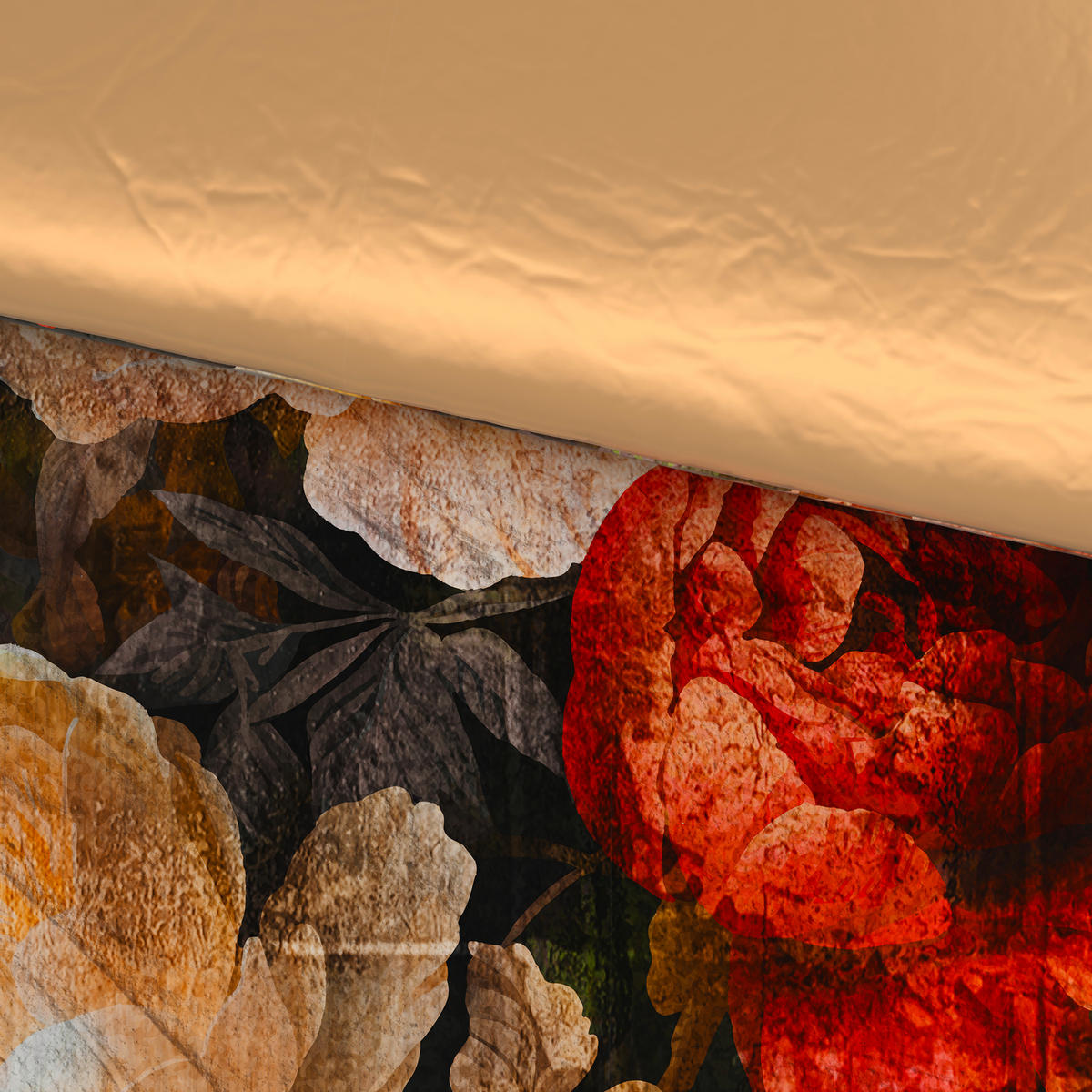 OBOUSTRANNÉ POVLEČENÍ, satén, béžová, 140/200 cm - béžová, textil (140/200cm) - Esposa