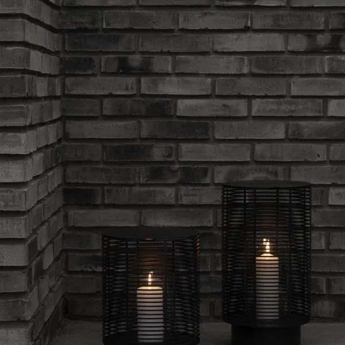 LATERNE - Dunkelgrau, Basics, Metall (26/48cm) - Blomus