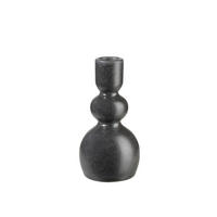 KERZENHALTER - Schwarz, Basics, Keramik (7.5/15/7.5cm) - ASA