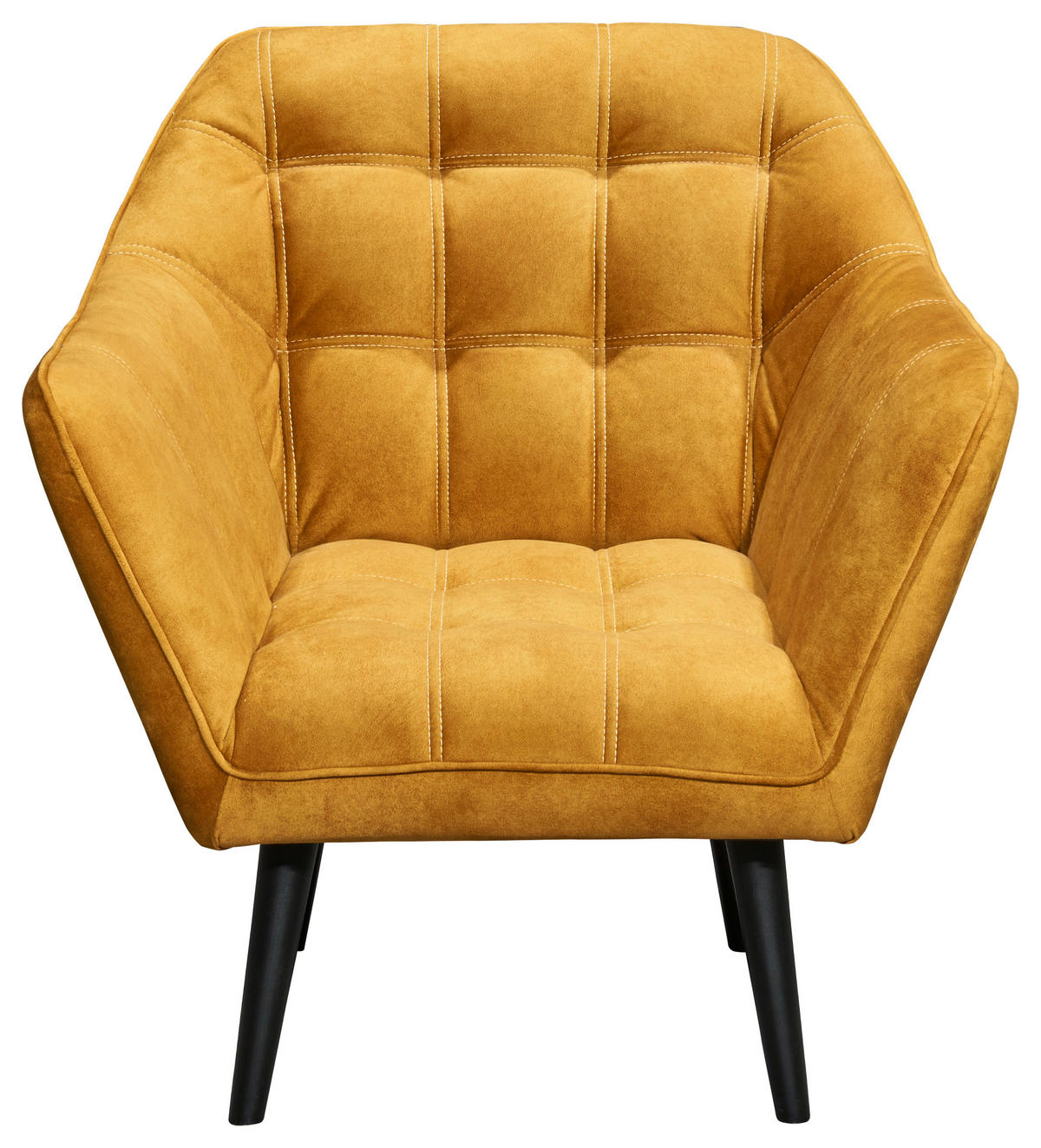 KOKTÉLFOTEL - sárga/fekete, Modern, faalapú anyag/textil (84/87/70cm) - MID.YOU