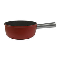 FONDUEPFANNE Heidi Cheese Line: Alu  - Rot/Schwarz, Basics, Keramik/Metall (21cm) - Heidi Cheese Line