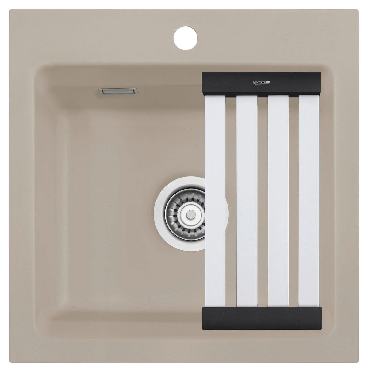 SPÜLE Kara 51 / 50030123  - Fango, Basics, Keramik (51/20/51cm) - Systemceram