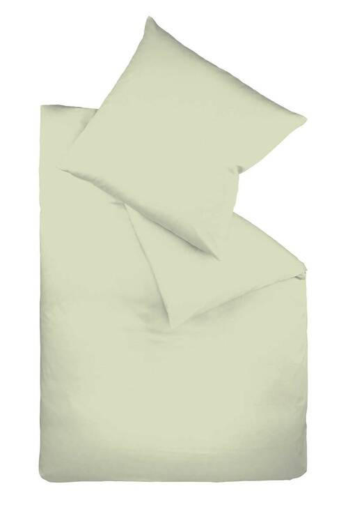 BETTWÄSCHE Satin 200/220 cm  - Jadegrün, Basics, Textil (200/220cm) - Fleuresse