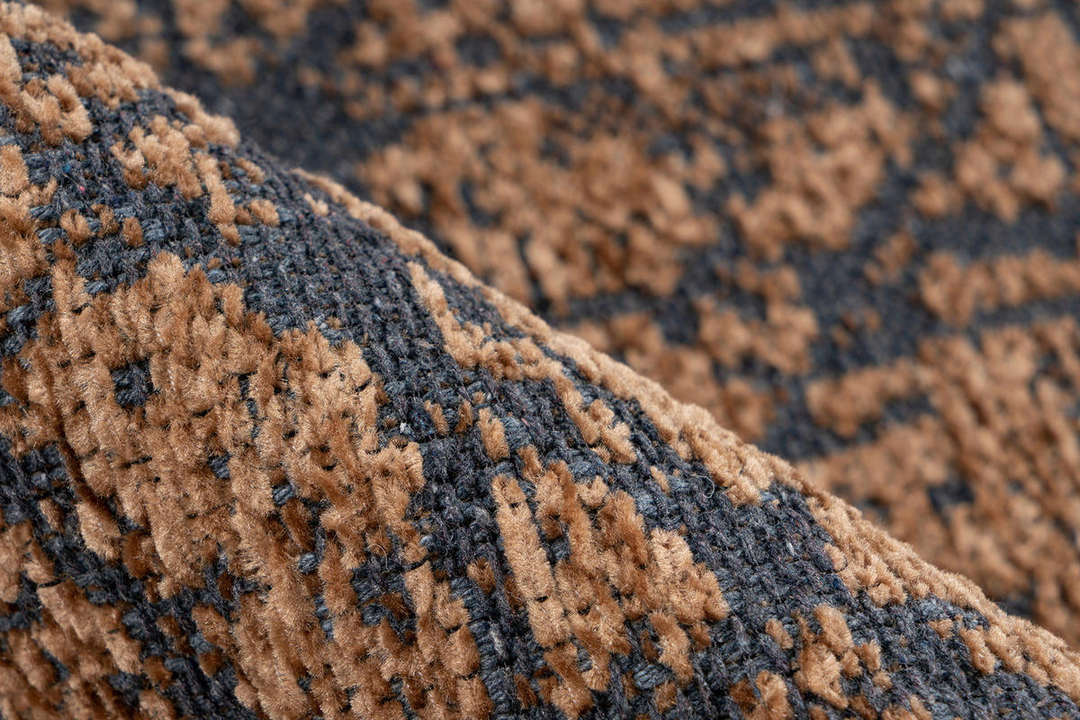 FLATVÄVD MATTA 160/230 cm  - brun/gul, Basics, textil (160/230cm) - Kayoom