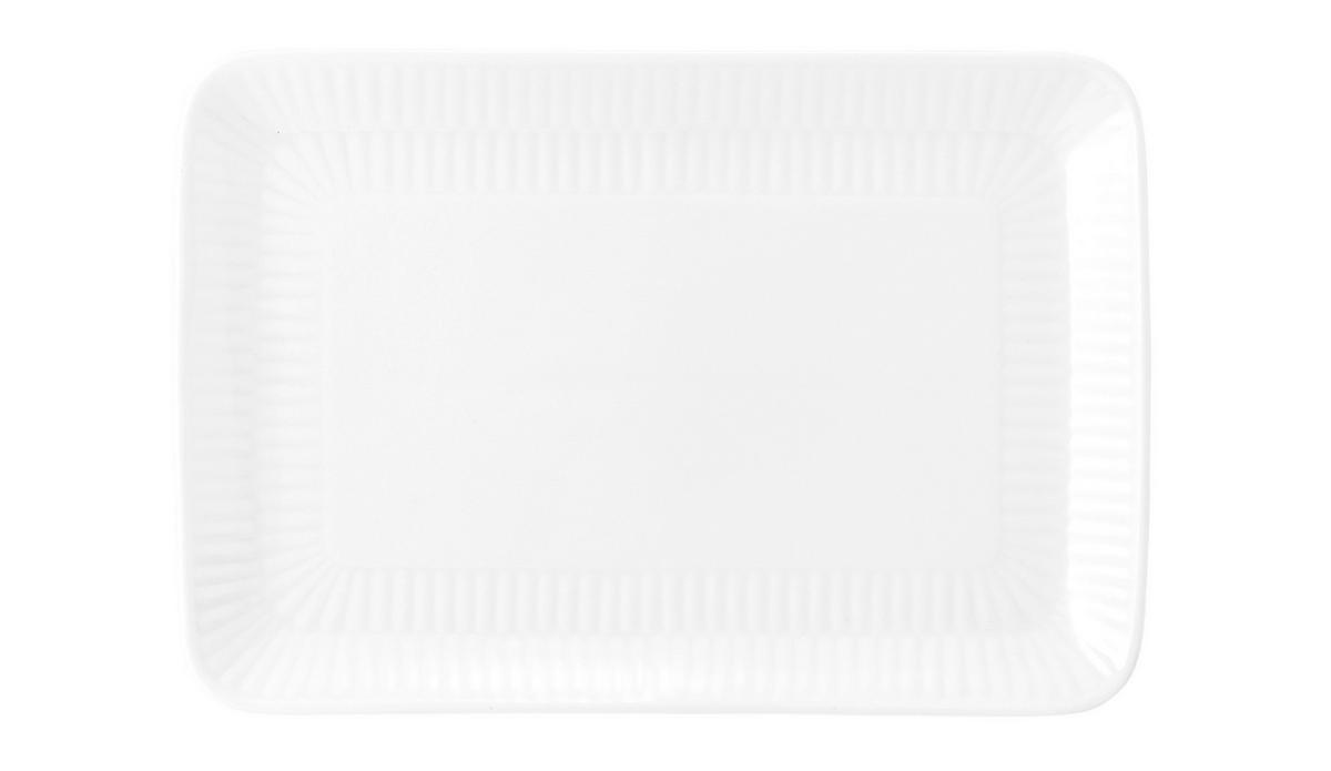 PLADENJ ZA SERVIRANJE  Amina    18/12/1,8 cm         - bela, Basics, keramika (18/12/1,8cm) - Seltmann Weiden