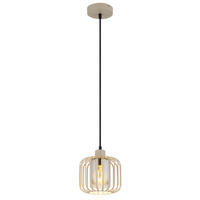 HÄNGLAMPA GREYS 18/120 cm  - klar/sandfärgad, Design, metall/glas (18/120cm) - Globo