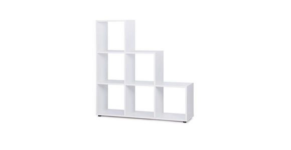 REGAL Weiß  - Weiß, Basics, Holzwerkstoff (116/118/33cm) - Carryhome