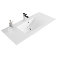 WASCHBECKEN 101/16/47 cm  - Weiß, Natur, Stein (101/16/47cm) - Xora