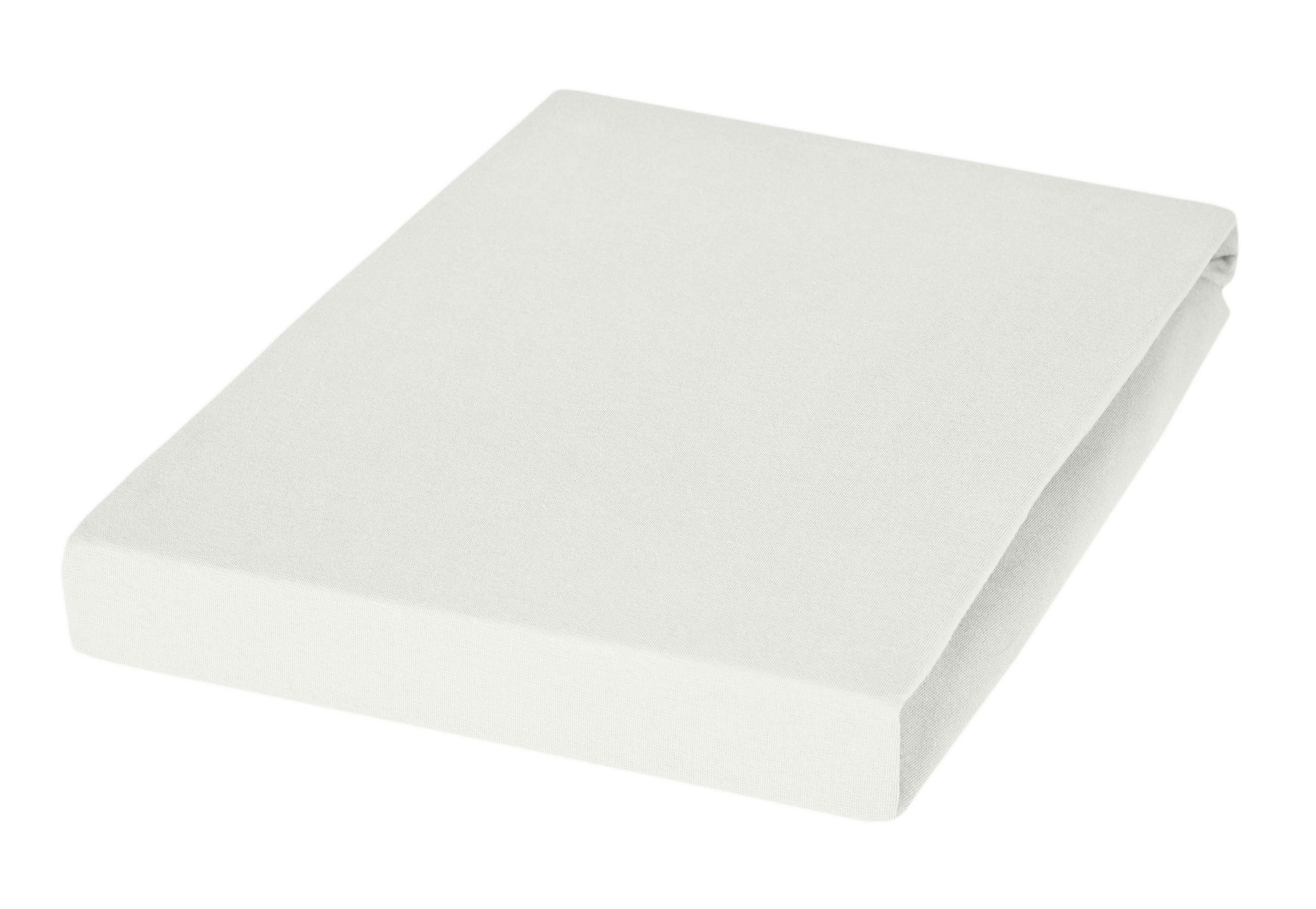 SPANNBETTTUCH Jersey 200/200 cm  - Beige, Basics, Textil (200/200cm) - Janine