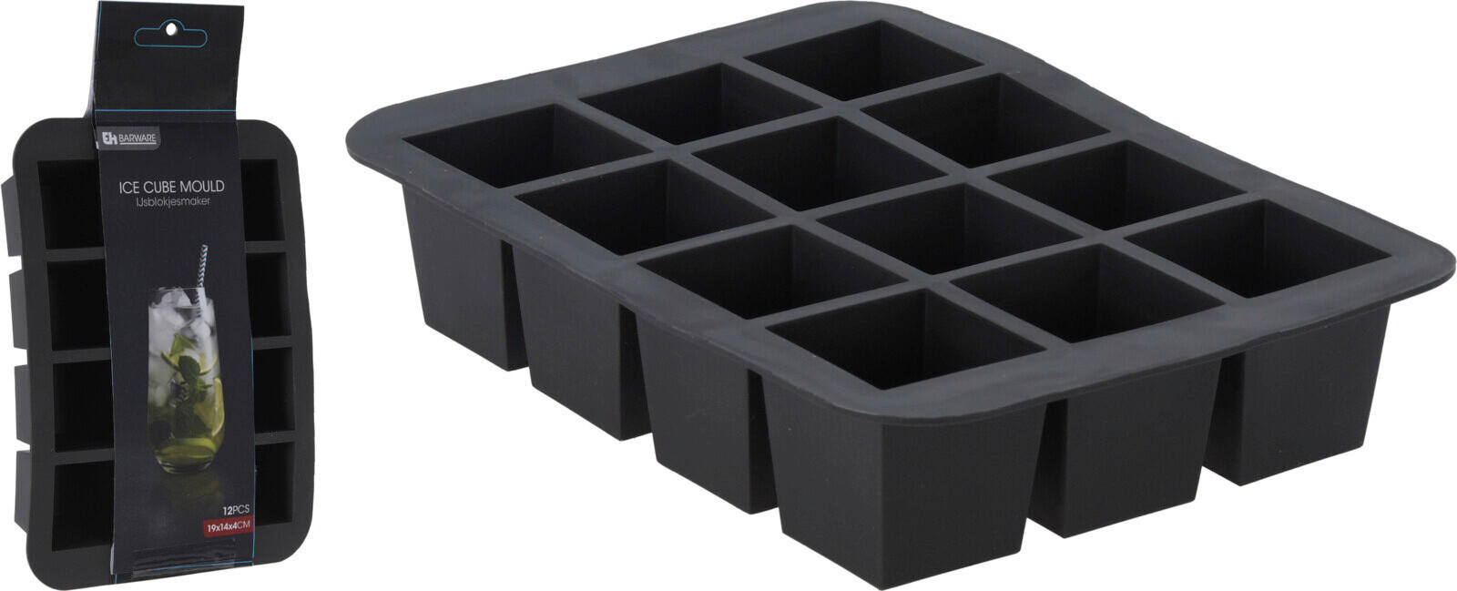 ISFORM - svart, Basics, plast (4/14/24cm)