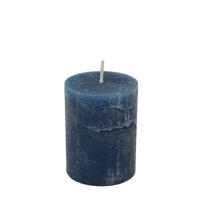 STUMPENKERZE 6,8/9 cm  - Petrol, Basics, Naturmaterialien (6,8/9cm) - Ambia Home