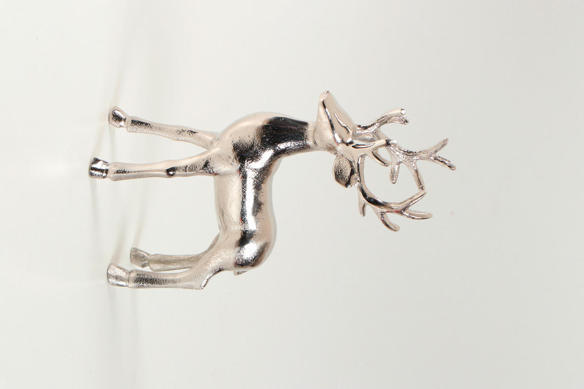 DEKORENTIER  - Nickelfarben, LIFESTYLE, Metall (21,5/8/35,5cm) - X-Mas