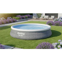 POOLSET 57376GS 396/84 cm  - Blau/Weiß, KONVENTIONELL, Kunststoff (396/84cm) - P & B