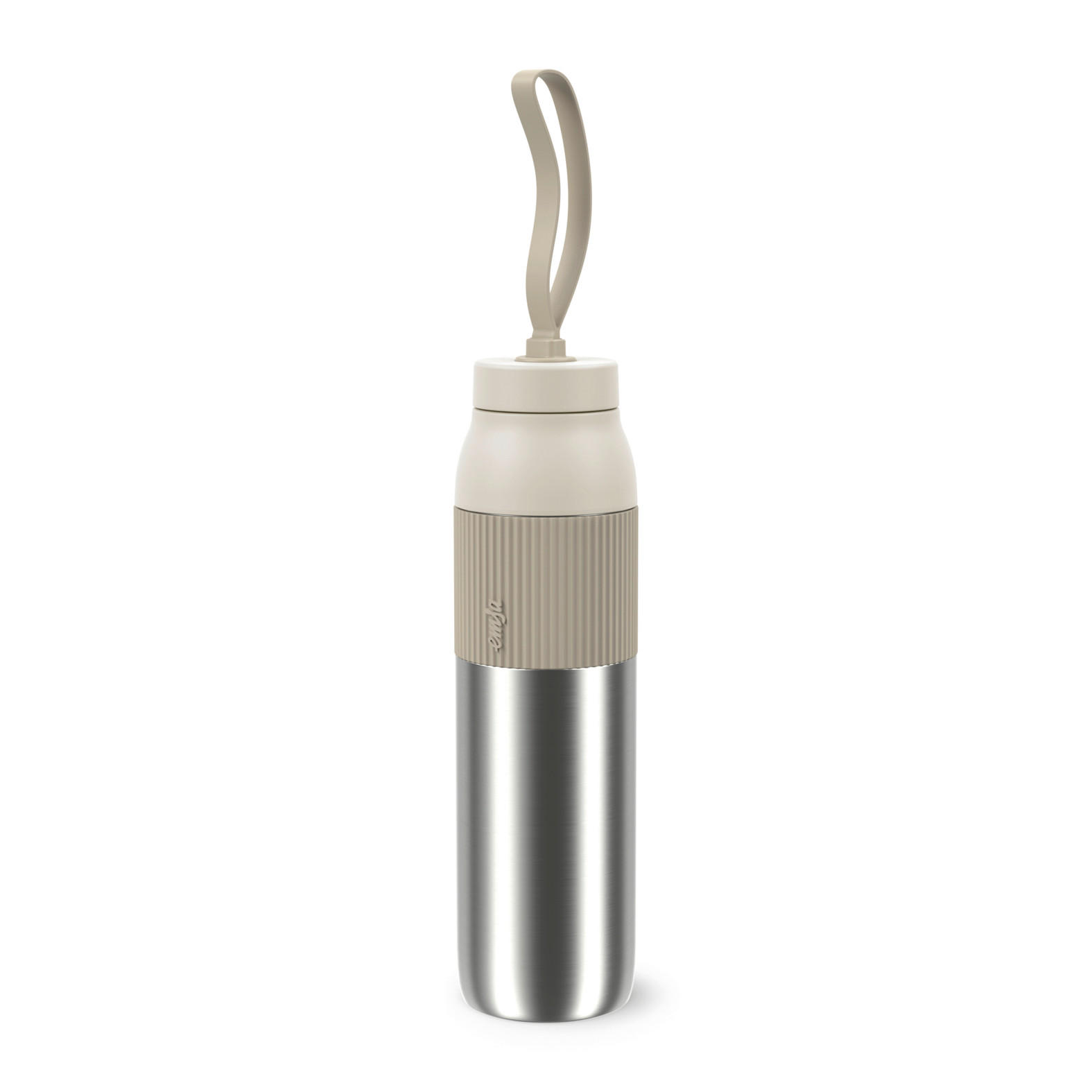 ISOLIERFLASCHE beYou 0,7L L  - Hellgrau, Basics, Metall (7,4/7,4/29,5cm) - Emsa