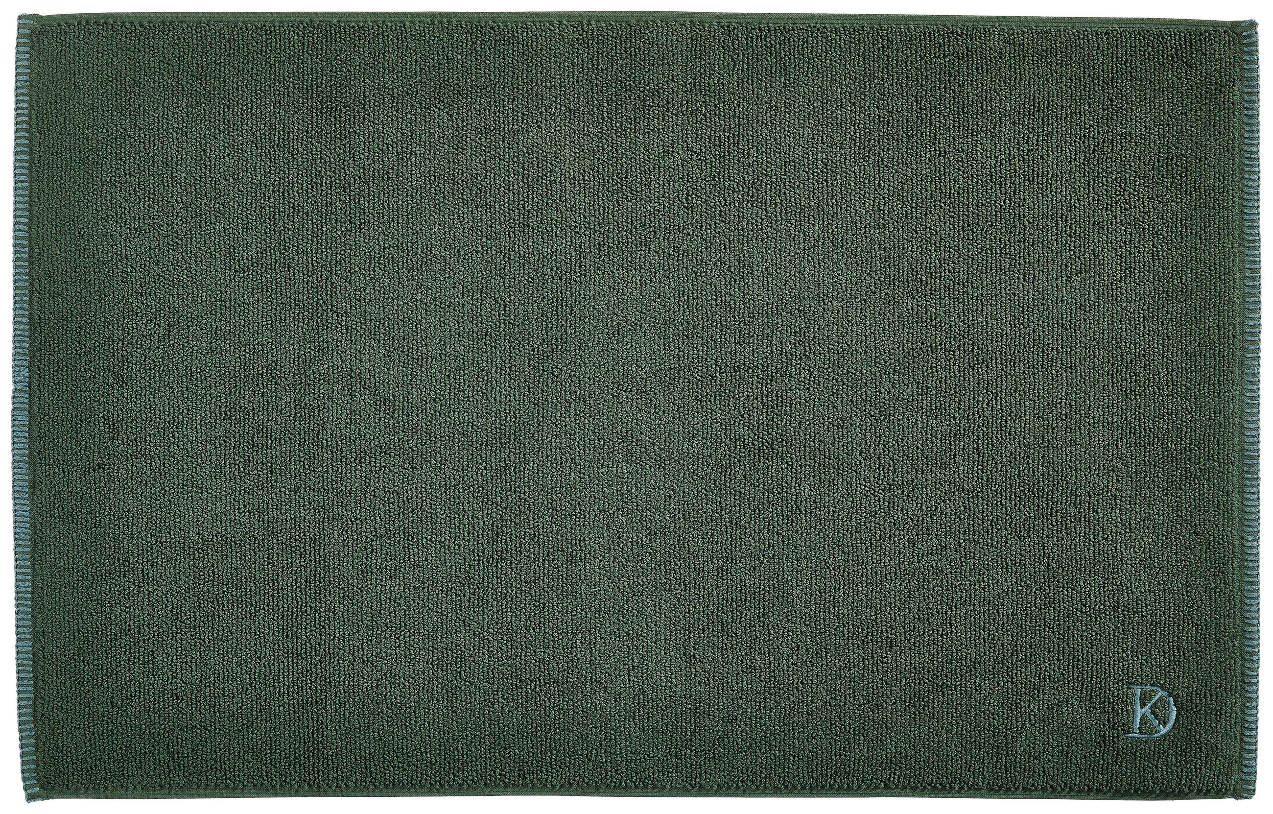 BADEMATTE Dunkelgrün 50/80 cm  - Dunkelgrün, KONVENTIONELL, Textil (50/80cm) - Dieter Knoll