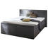 BOXSPRINGBETT Lederlook 180/200 cm INKL. Bettkasten, Matratze, Topper - Anthrazit/Schwarz, Design, Kunststoff/Textil (180/200cm) - Carryhome