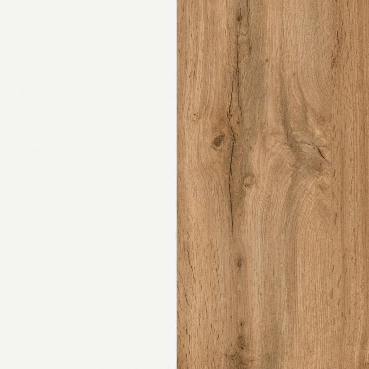 WASCHBECKENUNTERSCHRANK 120/41/47 cm  - Weiss/Eiche Wotan, Modern, Holzwerkstoff (120/41/47cm) - Held