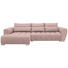 WOHNLANDSCHAFT in Textil Rosa - Silberfarben/Rosa, MODERN, Kunststoff/Textil (218/304/cm) - Carryhome WOHNLANDSCHAFT in Textil Rosa - Silberfarben/Rosa, MODERN, Kunststoff/Textil (218/304/cm) - Carryhome