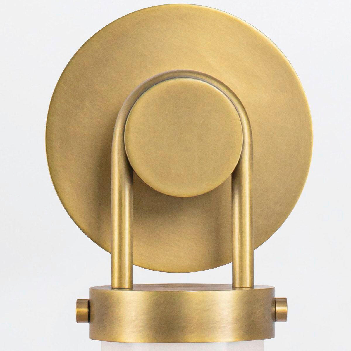 WANDLEUCHTE    - Messingfarben, KONVENTIONELL, Glas/Metall (40/12,1/12,7cm) - Elstead Lighting