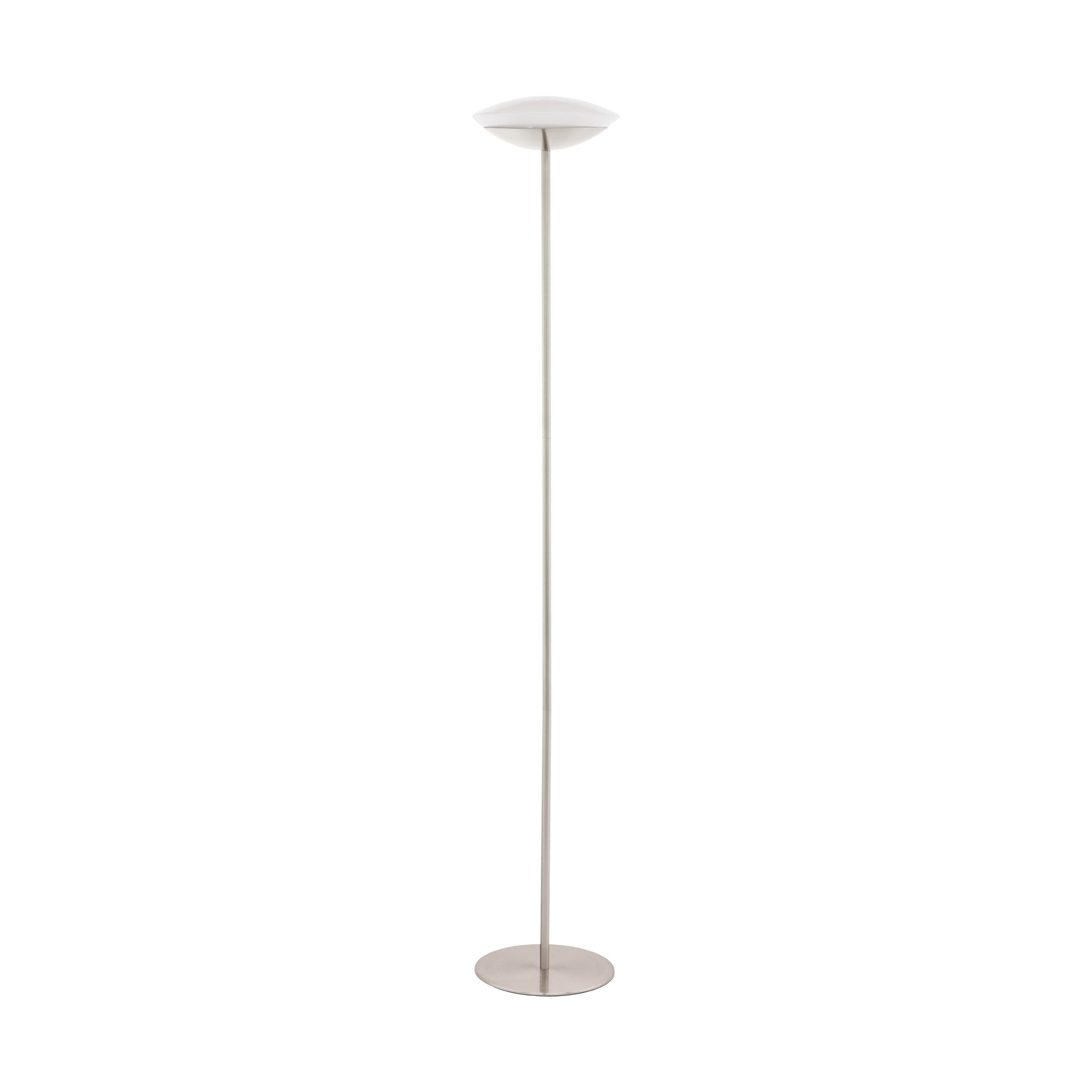 STOJACÍ LED SVÍTIDLO, 29/181,5 cm  - bílá/barvy niklu, Basics, kov/plast (29/181,5cm) - Eglo