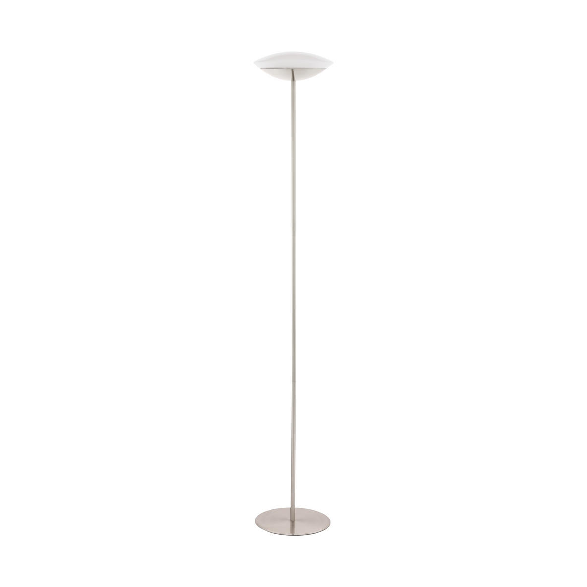STOJACÍ LED SVÍTIDLO, 29/181,5 cm  - bílá/barvy niklu, Basics, kov/plast (29/181,5cm) - Eglo