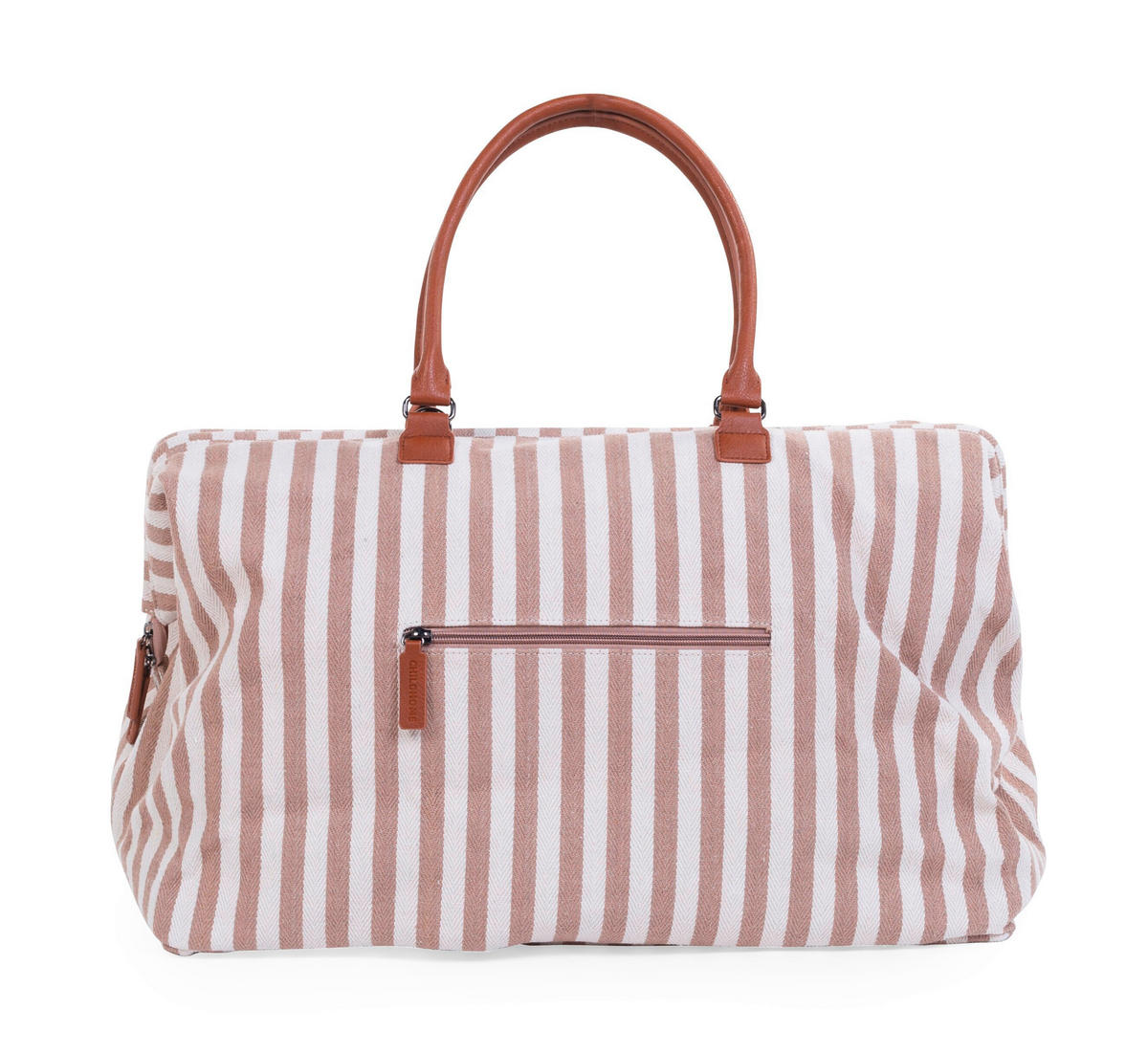 WICKELTASCHE Mommy Bag Terracotta Nude Streifen  - Beige/Terracotta, KONVENTIONELL, Kunststoff/Textil (55/30/40cm) - Childhome