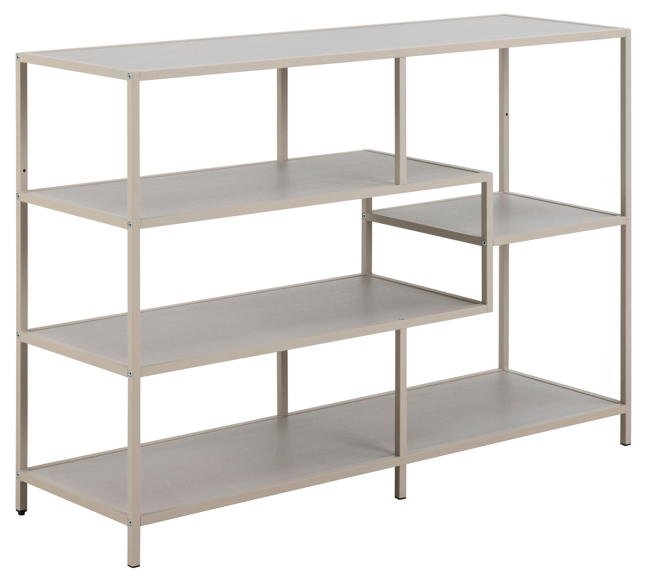 REGAL  114/78/35 cm Grau  - Grau, Design, Holzwerkstoff/Metall (114/78/35cm) - MID.YOU