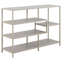 REGAL  114/78/35 cm Grau  - Grau, Design, Holzwerkstoff/Metall (114/78/35cm) - MID.YOU