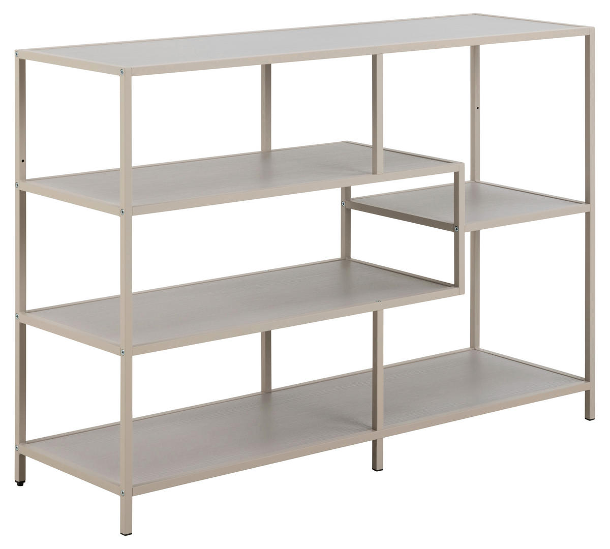 REGAL  114/78/35 cm Grau  - Grau, Design, Holzwerkstoff/Metall (114/78/35cm) - MID.YOU