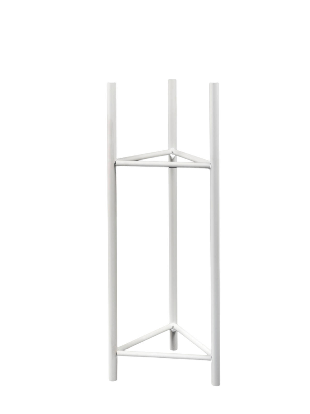 BLUMENSTÄNDER Metall  - Weiß, Basics, Metall (23/60/23cm)