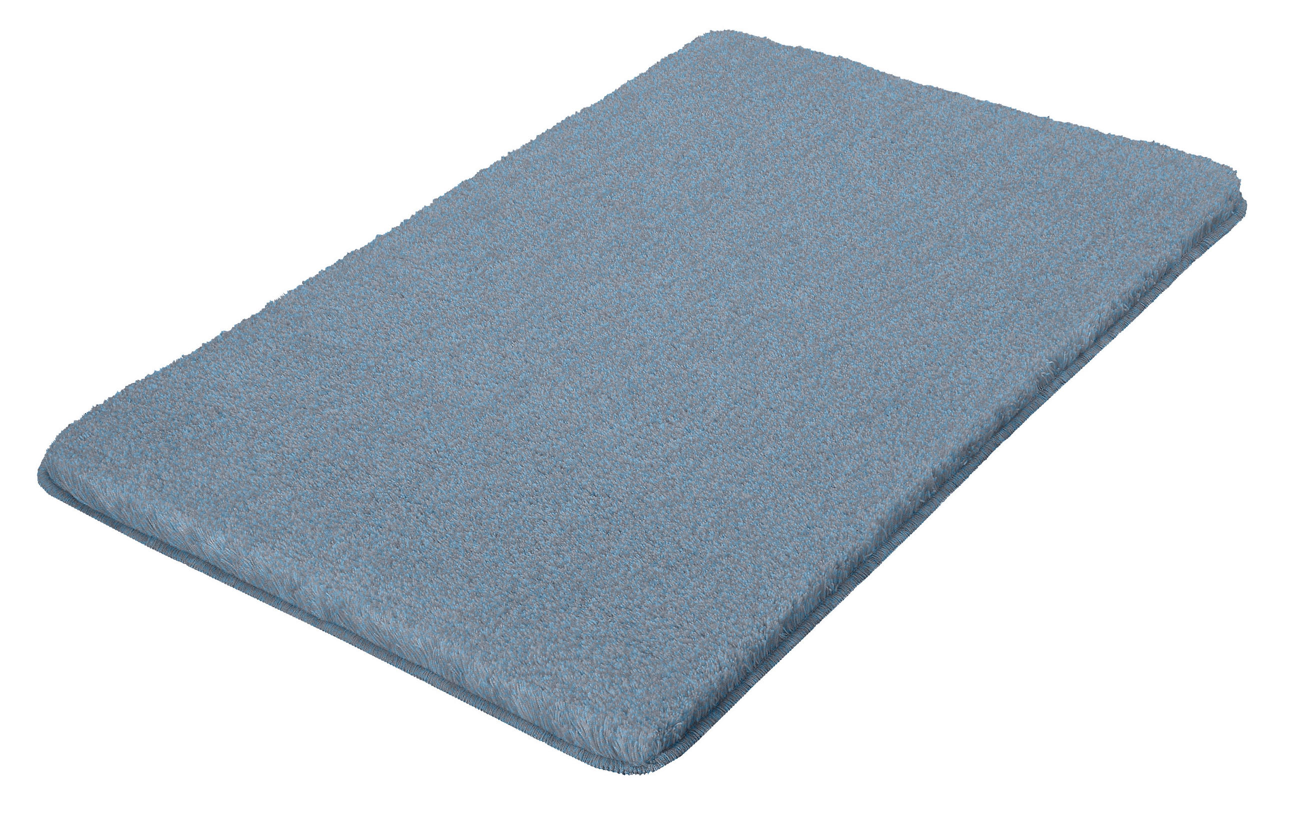 BADTEPPICH RELAX Pastellblau 60/100 cm  - Pastellblau, Design, Kunststoff (60/100cm) - Kleine Wolke