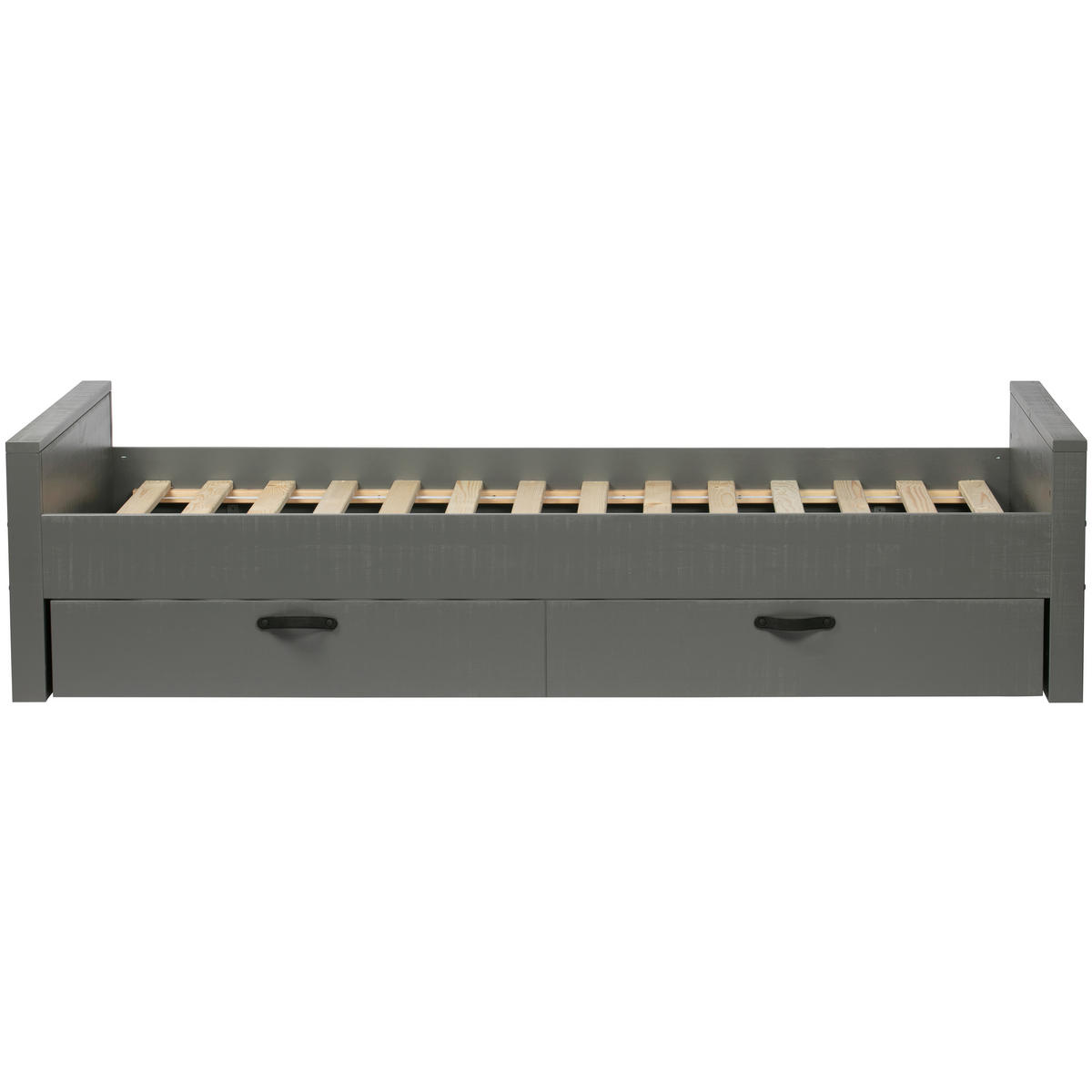 BETT 90/200 cm  in Grau  - Grau, Design, Holz (90/200cm) - Livetastic