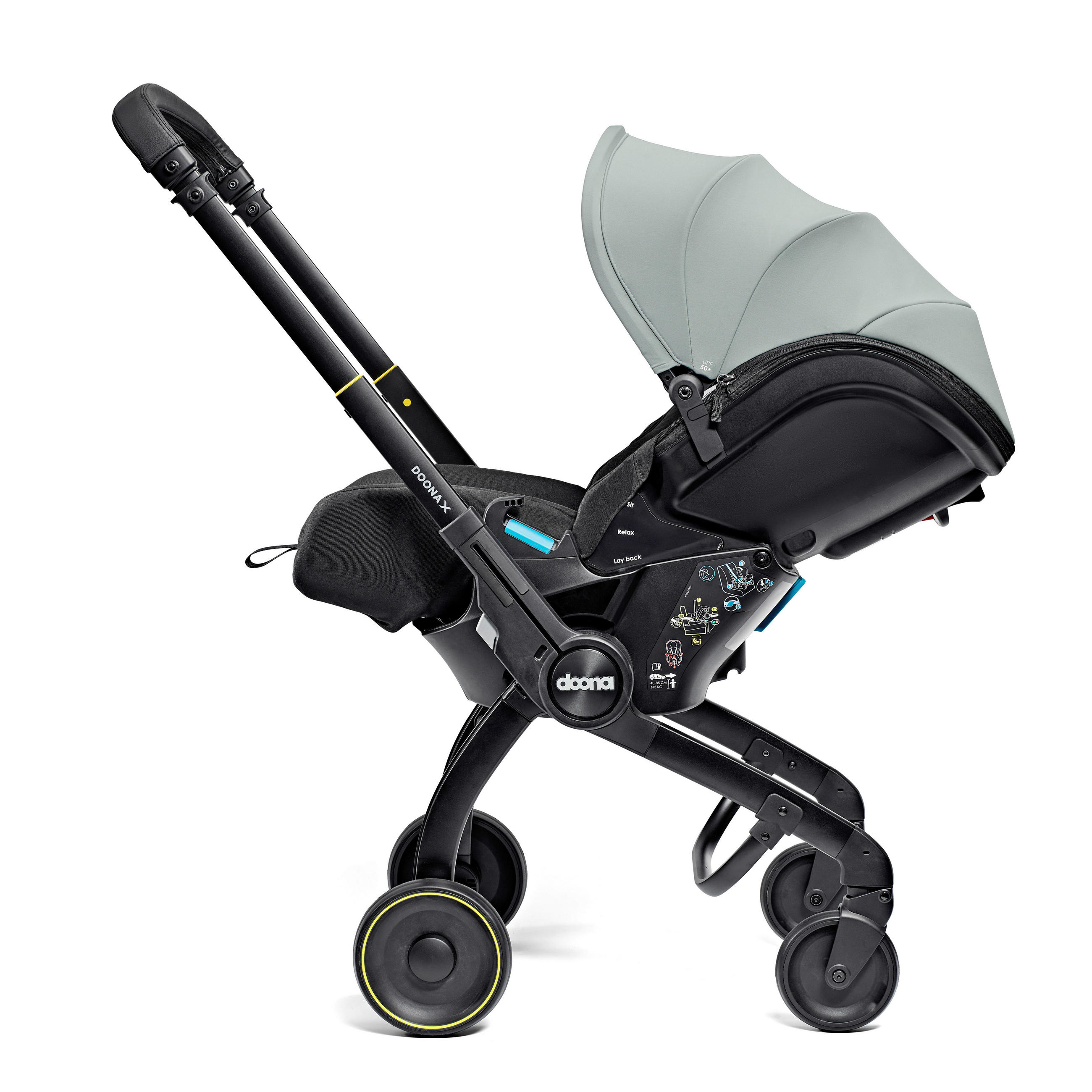 Doona Babyschale Doona X Salbeigrün 44x45.6x72.3 cm