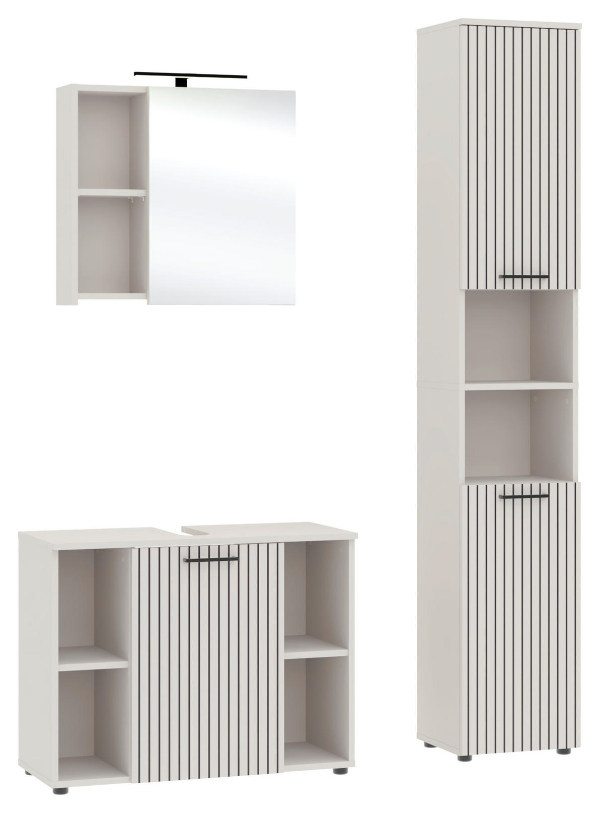 KÚPEĽŇA kašmírová  - čierna/kašmírová, Trend, kov/kompozitné drevo (130cm) - Respekta