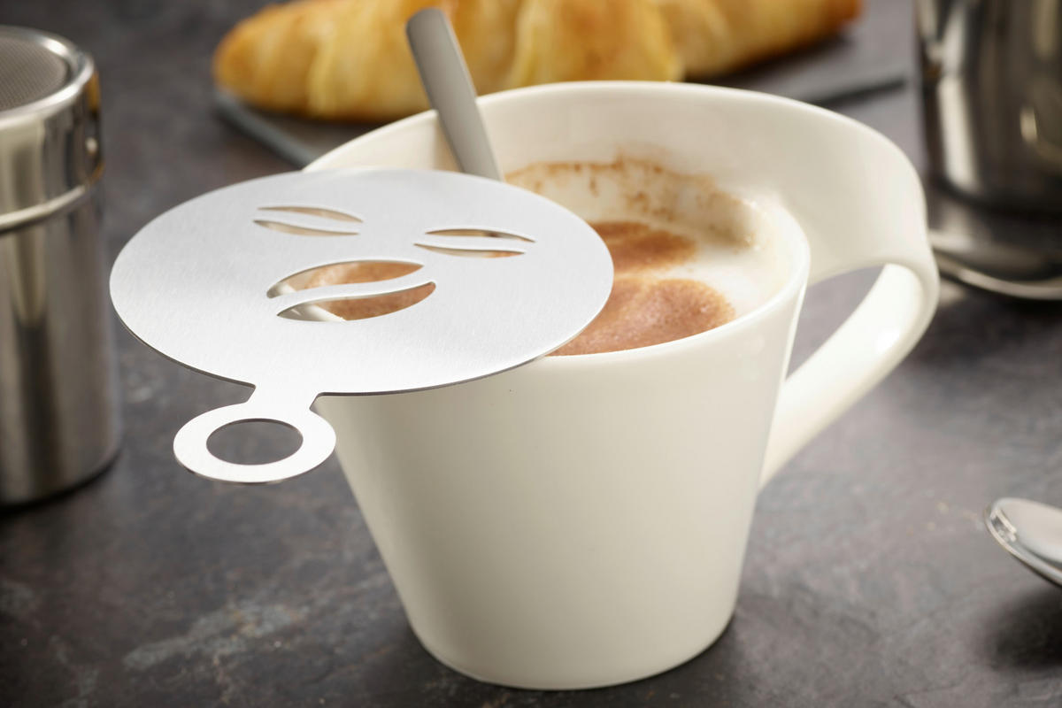 KAFFEESET 23-teilig  - Silberfarben, Design, Metall (10,5cm) - Echtwerk