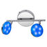 LED-STRAHLER - Nickelfarben, Design, Kunststoff/Metall (34/17/10cm)