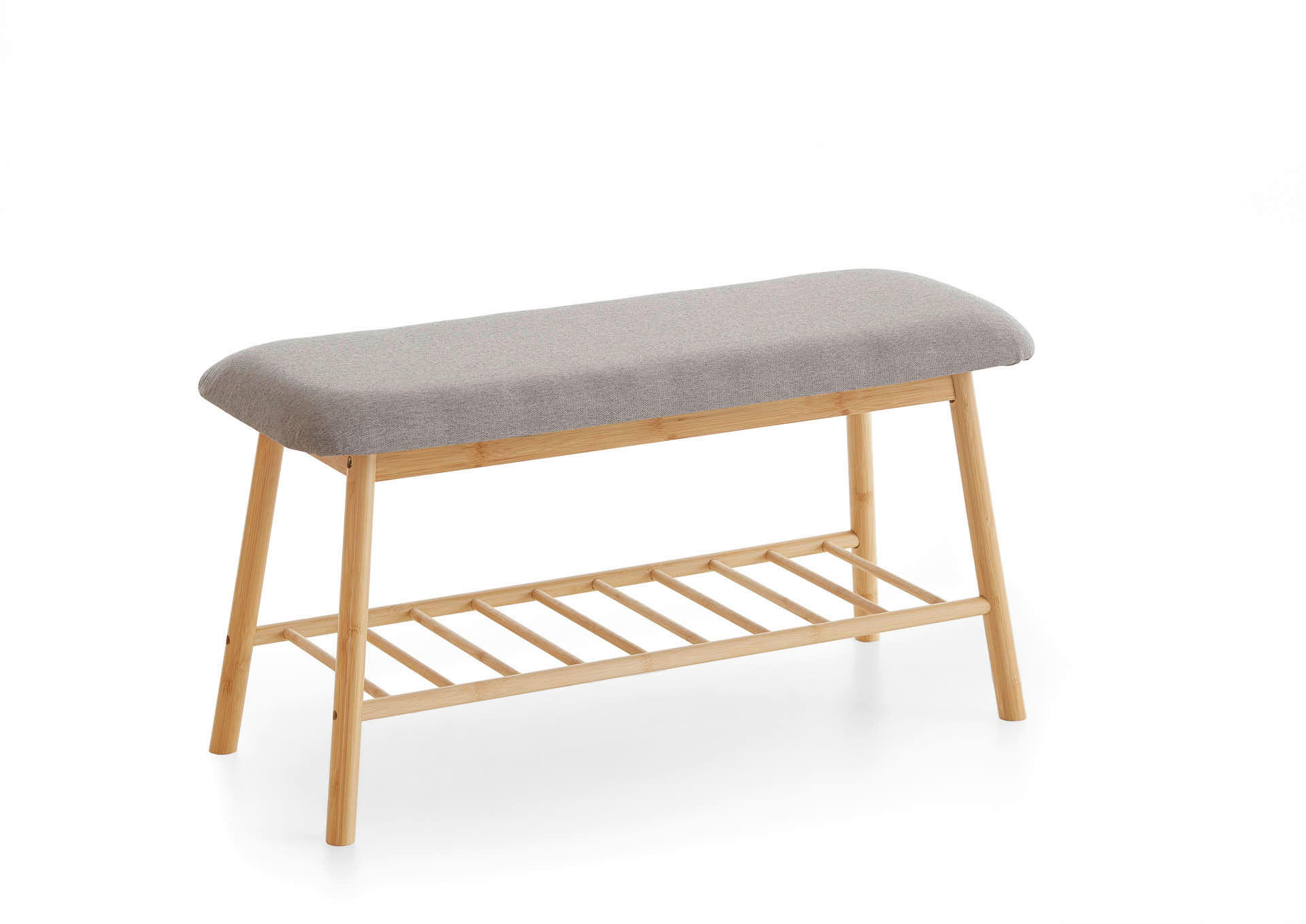 SITZBANK 90/45/34 cm  - Grau, Design, Textil (90/45/34cm) - MID.YOU