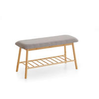 SITZBANK 90/45/34 cm  - Grau, Design, Textil (90/45/34cm) - MID.YOU