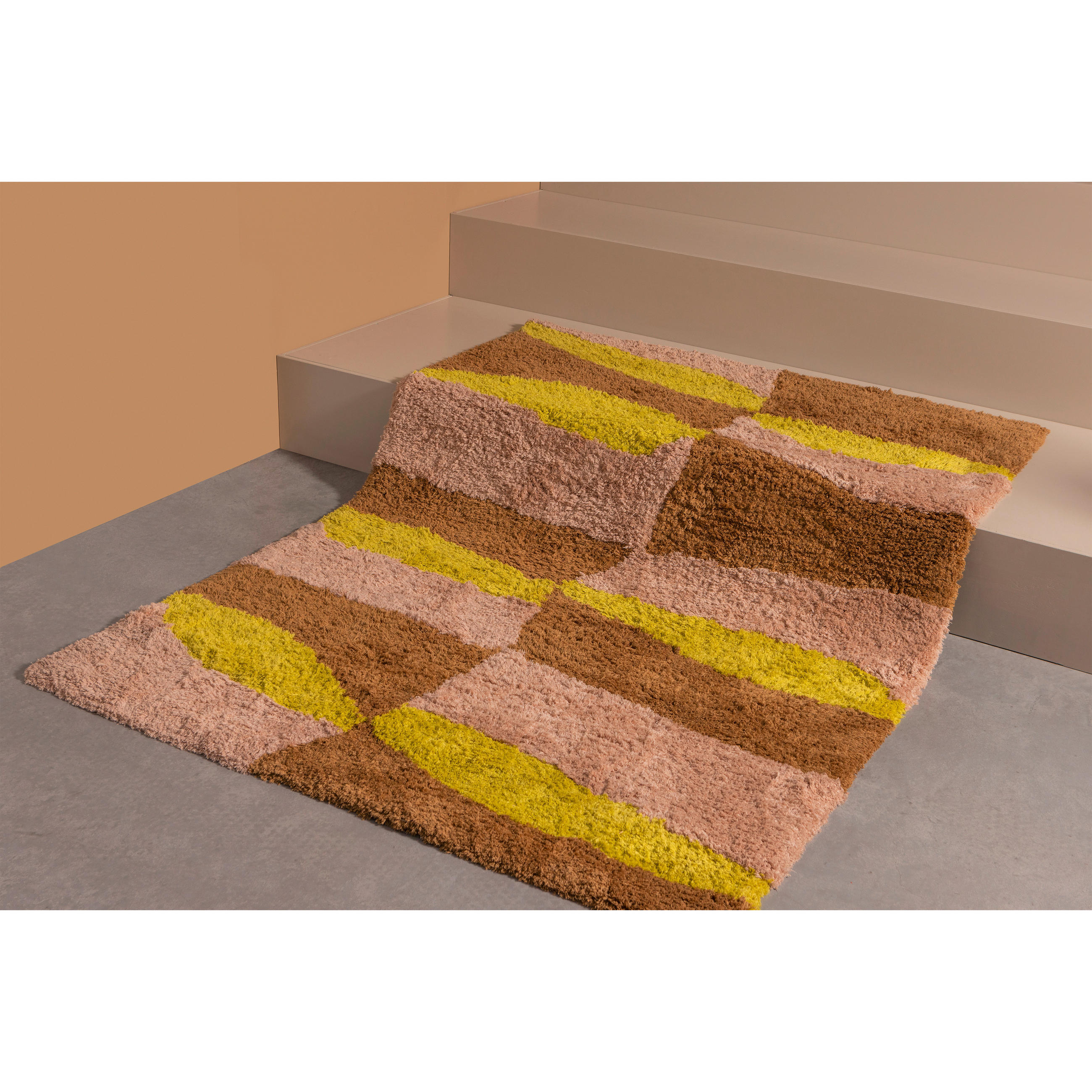 TEPPICH 170/240 cm Musa Gelb, Naturfarben  - Gelb/Naturfarben, Design, Textil (170/240cm) - Livetastic