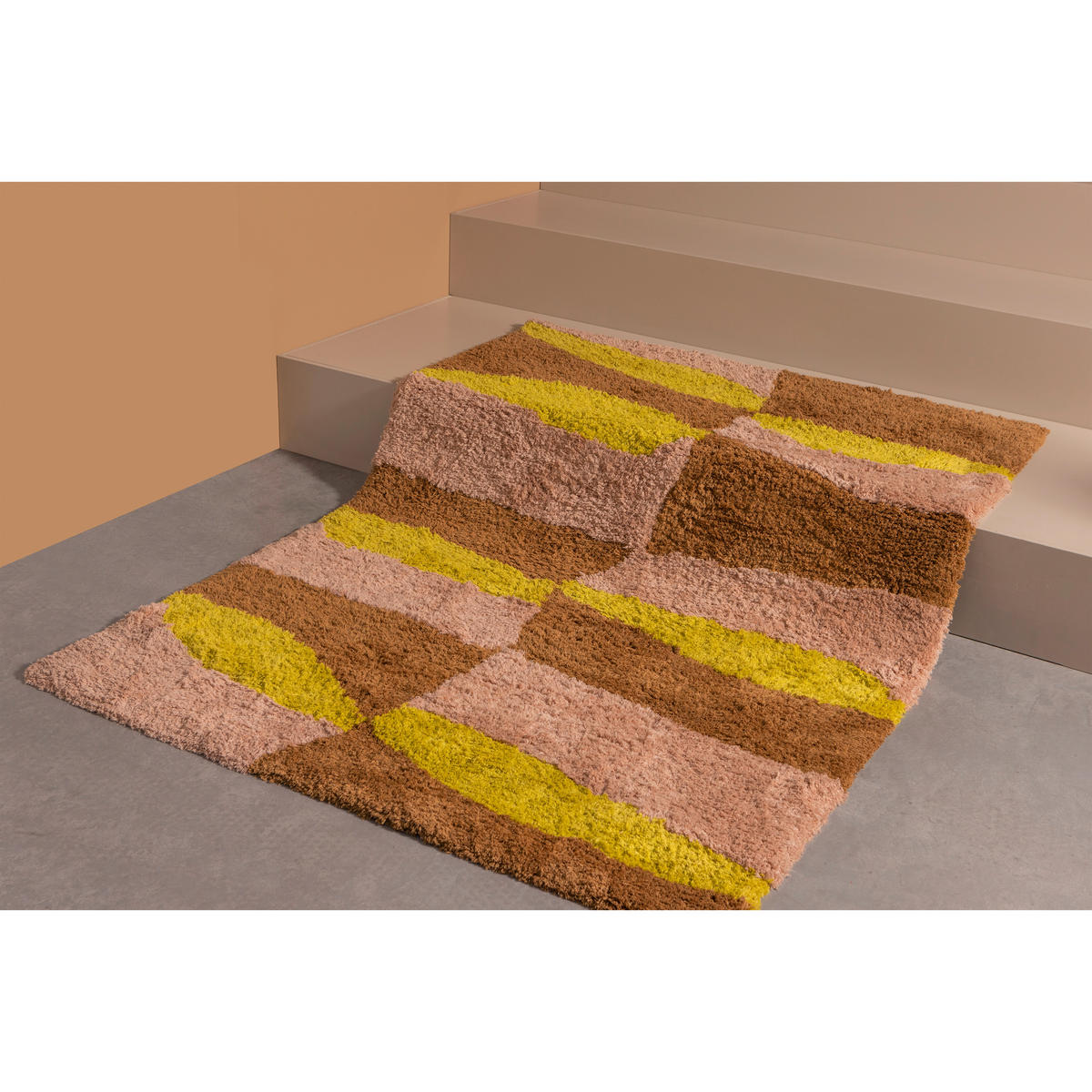TEPPICH 170/240 cm Musa Gelb, Naturfarben  - Gelb/Naturfarben, Design, Textil (170/240cm) - Livetastic