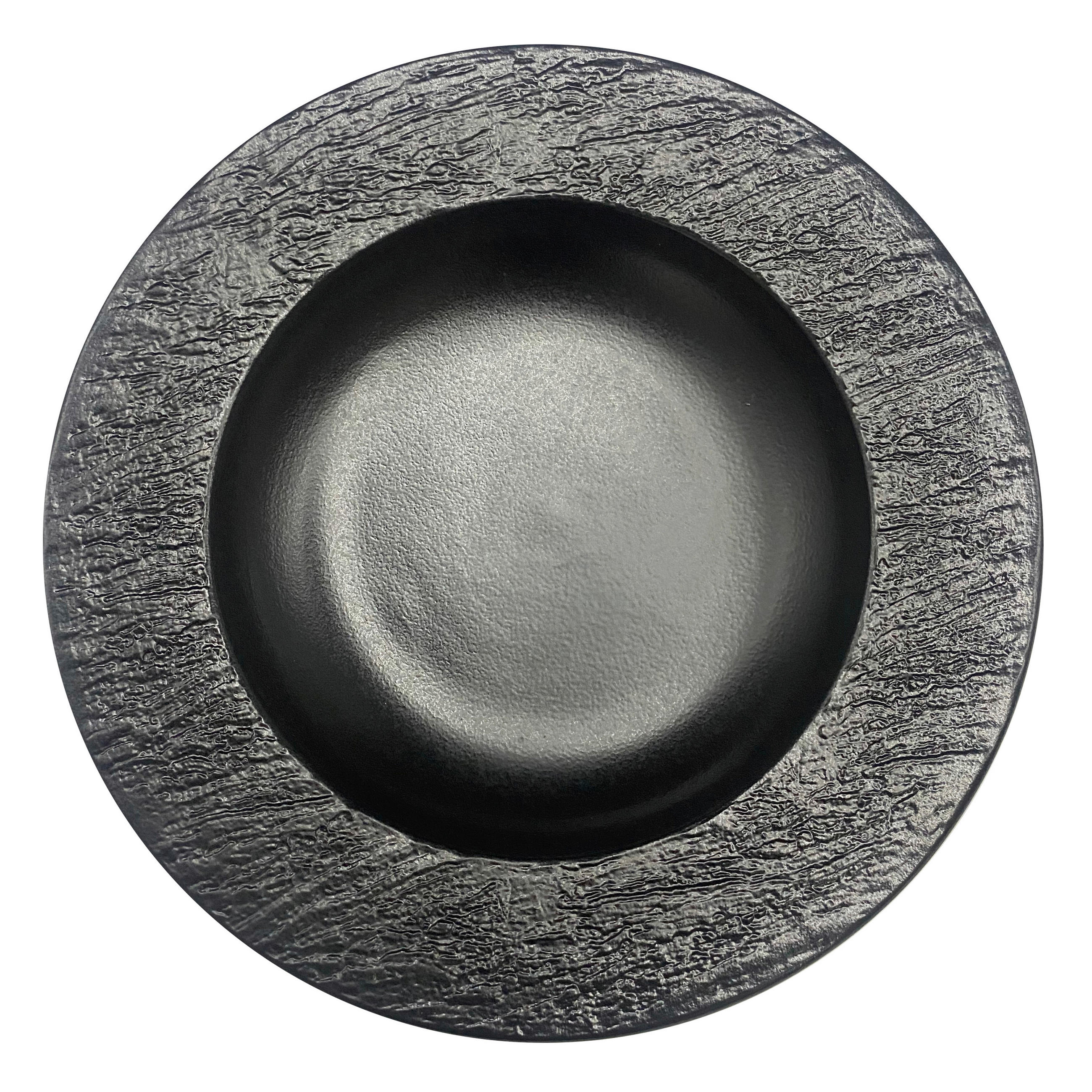TANJUR DUBOKI  21,7 cm        Black Rock  - crna, Design, keramika (21,7cm) - Novel
