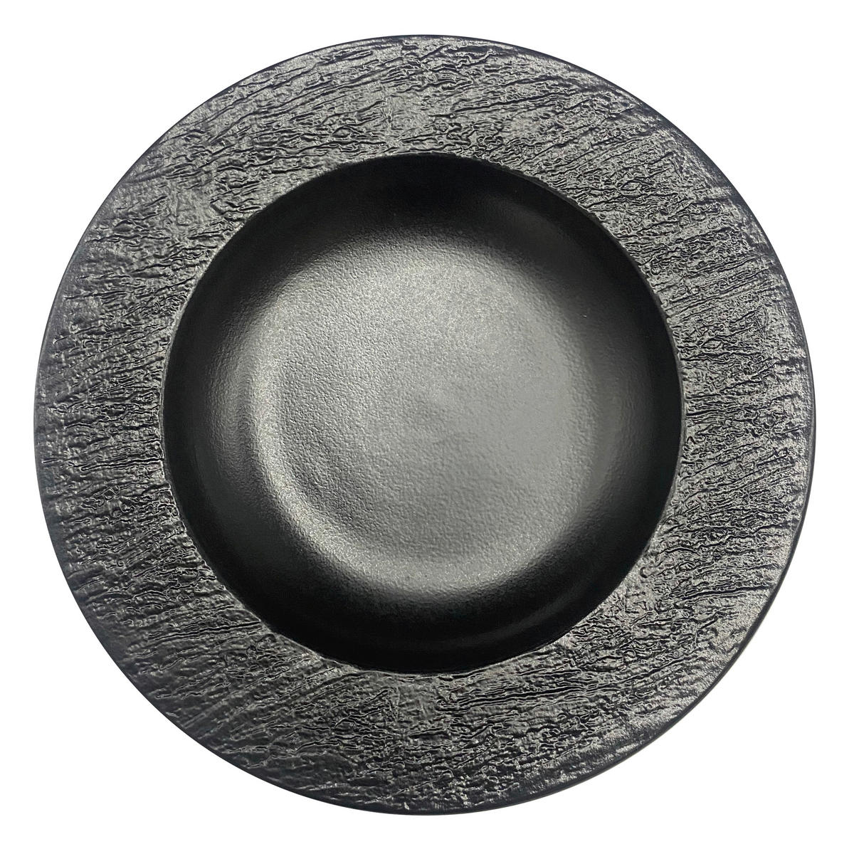 DUBOKI TANJIR  21,7 cm        - crna, Dizajnerski, keramika (21,7cm) - Novel