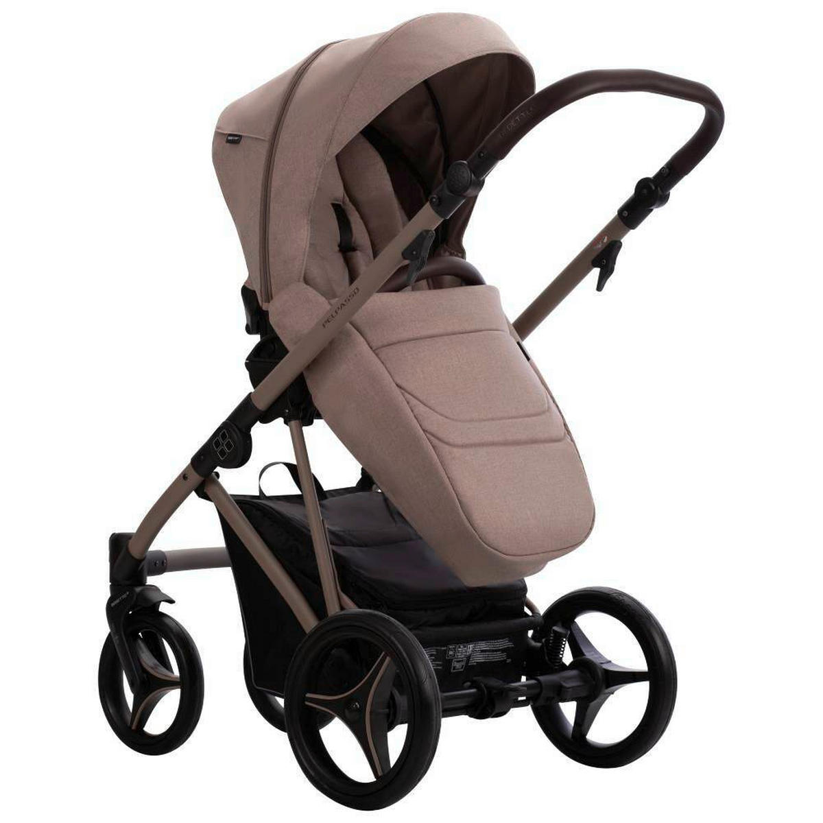 KOLICA ZA SPAVANJE   - boje pijeska, Basics, metal/tekstil (99/61/121cm) - BEBETTO