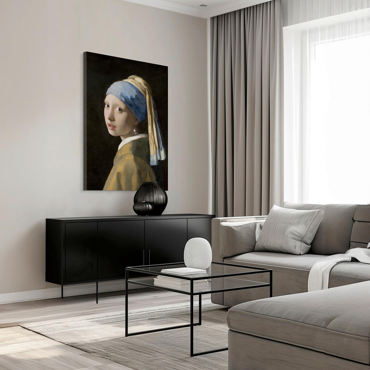 LEINWANDBILD Frauen 70/100 cm  - Multicolor, Basics, Holz/Textil (70/100cm)