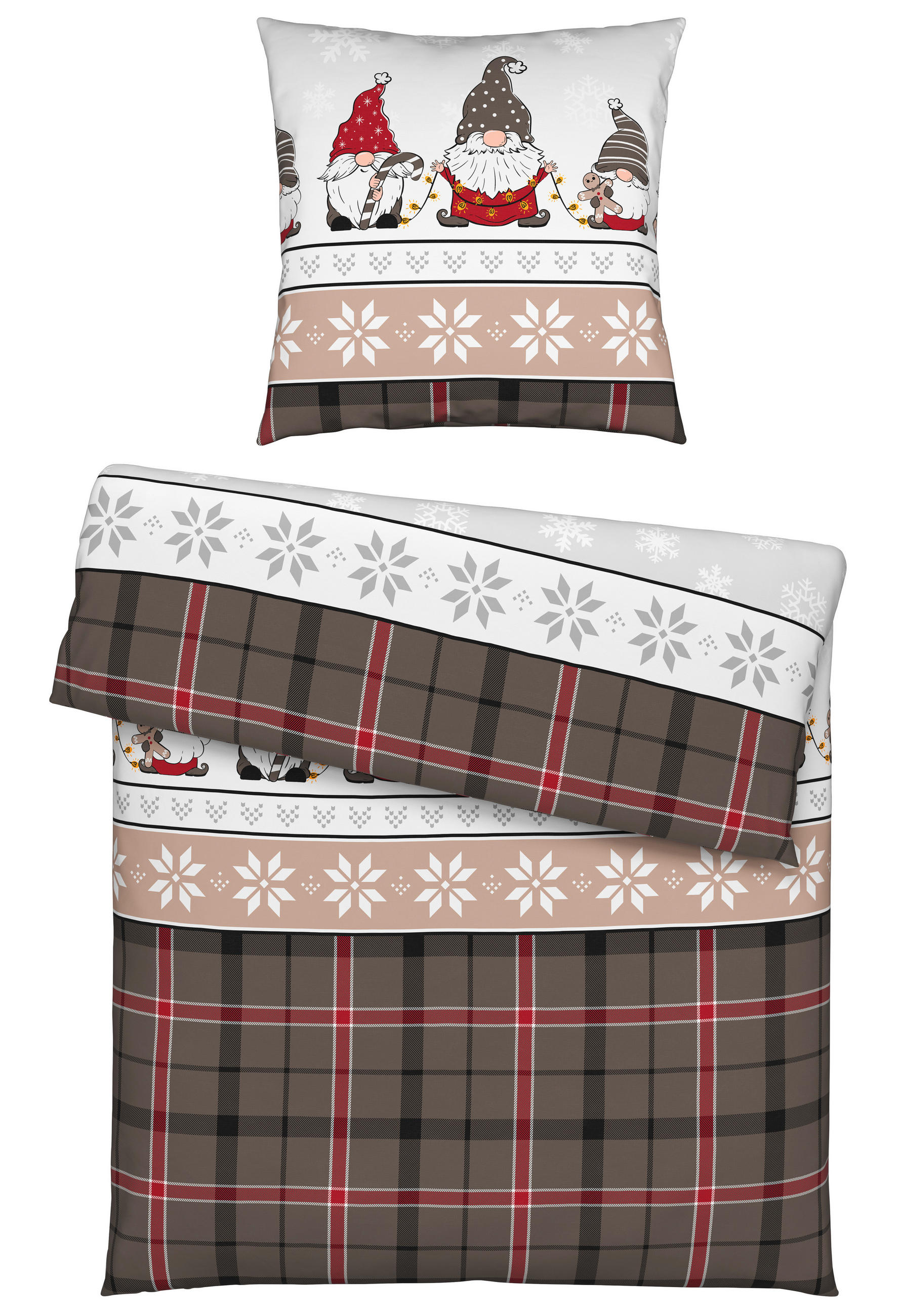 BETTWÄSCHE Fleece 135/200 cm  - Taupe, Textil (135/200cm) - Esposa