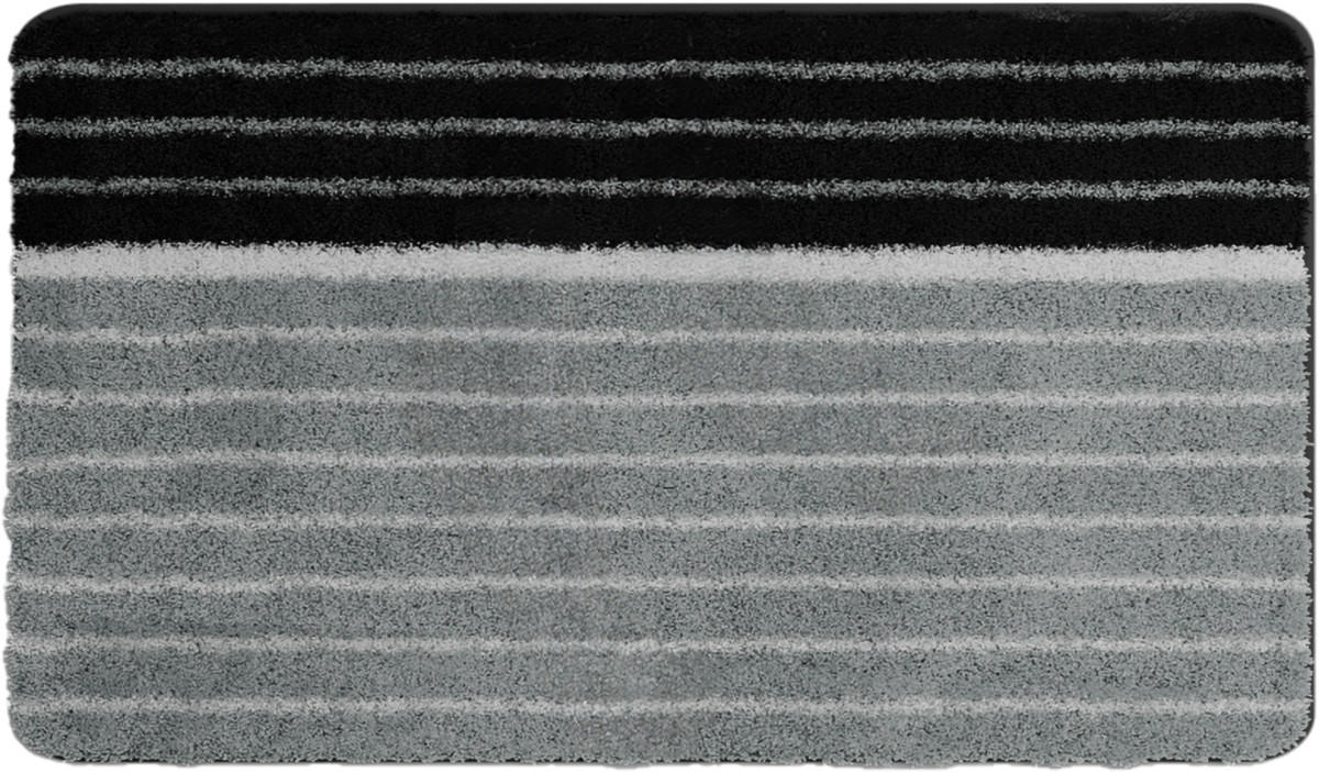BADEMATTE GRUND Grau 70/120 cm  - Grau, Basics, Kunststoff/Textil (70/120cm) - Grund