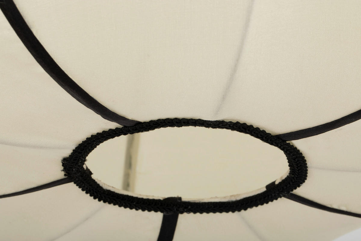 HÄNGELEUCHTE 50/24 cm   - Beige/Schwarz, Design, Textil/Metall (50/24cm) - Collet's Monde